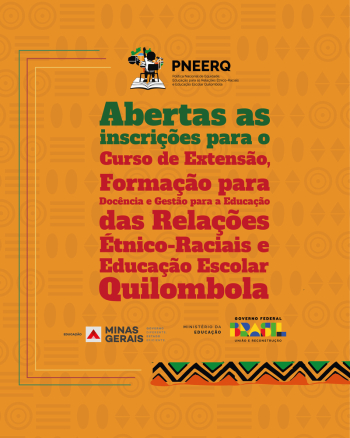 Educadores poderão se inscrever em cursos de formação em Educação Étnico-Racial e Quilombola