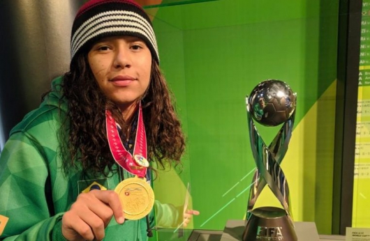 Atleta conceicionense conquista ouro histórico no Mundial de Futsal de Surdos
