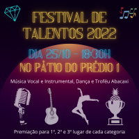IFMG SJE vai realizar Festival de Talentos 2022