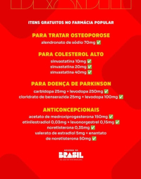 Farm&aacute;cia Popular oferece 41 itens gratuitos e amplia acesso a medicamentos e cuidados b&aacute;sicos