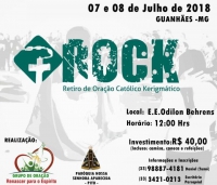 GUANHÃES: II Rock- Retiro de Oração Católico Kerigmático acontece neste fim de semana