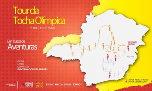 Confira as cidades que a Tocha Olímpica vai passar nesta quarta-feira (11), e um pouco sobre suas tradições