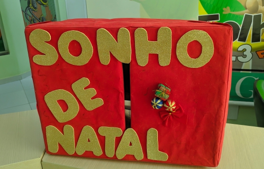 SONHO DE NATAL: Já depositou sua cartinha na caixinha vermelha dos sonhos? Hoje é o último dia!