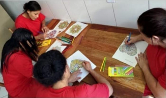 GUANHÃES: Detentas do Presídio de Guanhães fazem Arteterapia com Mandalas