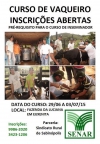 Oportunidade: Curso de vaqueiro está com inscrições abertas em Sabinópolis
