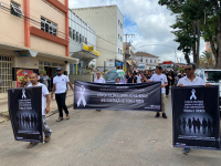 GUANHÃES: Município realiza caminhada no Dia Nacional de Mobilização dos Homens pelo Fim da Violência contra as Mulheres