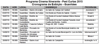 7ª Arte: Prefeitura anuncia Programação do Festival de Cinema 2015
