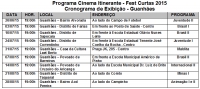 7ª Arte: Prefeitura anuncia Programação do Festival de Cinema 2015