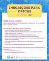 ATENÇÃO PAIS OU RESPONSÁVEIS: Inscrições para as creches de Guanhães começam nesta segunda