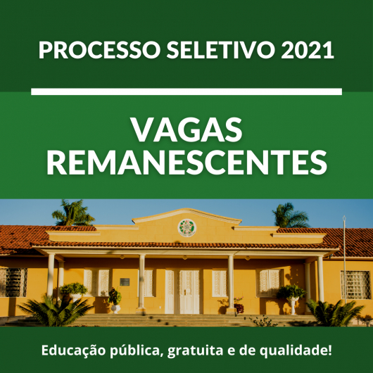 IFMG SJE está com inscrições abertas para Processo Seletivo de vagas remanescentes e formação de cadastro de reserva