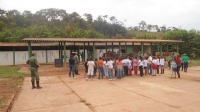 Educação Ambiental: Alunos de escola de Dom Joaquim visitam unidade de triagem e compostagem do município