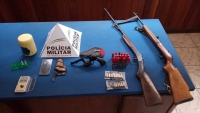 PMMG realiza operação em Virginópolis e apreende armas e munições