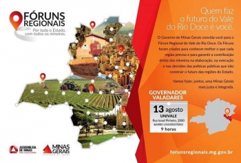 Governo de Minas Gerais instala primeira etapa do Fórum Regional do Território Vale do Rio Doce