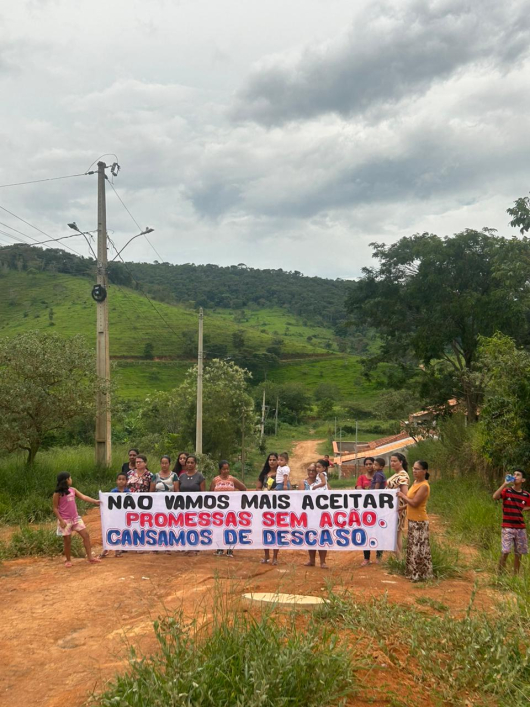 Moradores do Nações se manifestam em prol da realização de obras de calçamento ou pavimentação asfáltica nas vias do bairro