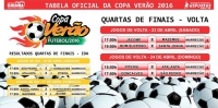 Esportes: jogos de volta das quartas de finais começam neste sábado na Copa Verão 2016 em Coluna