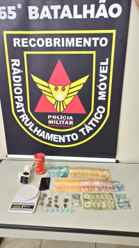 Polícia descobre tráfico de drogas em residência situada na área central de Guanhães