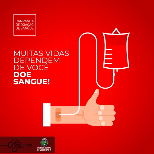 Virginópolis organiza mutirão de doação de sangue