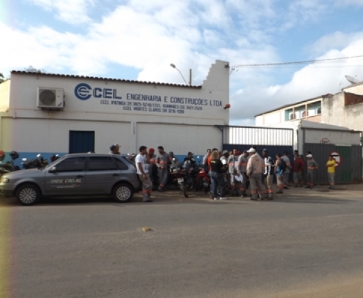 Paralisação: cerca de 80 funcionários da Ecel Guanhães reivindicam por direitos