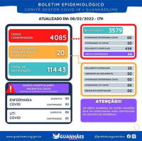BOLETIM EPIDEMIOLÓGICO GUANHÃES - 09-02-2022