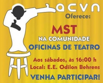 MST continua com a Oficina de Teatro na Escola Odilon Behrens