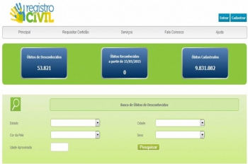 Central para encontrar desaparecidos começa a funcionar hoje