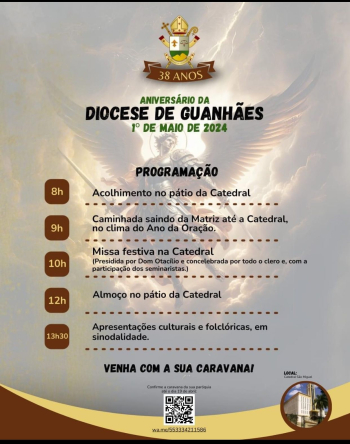 Diocese de Guanhães celebra 38º ano de sua instalação