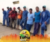 Funcion&aacute;rios da terceirizada que faz a coleta de lixo em Guanh&atilde;es pararam na manh&atilde; de hoje por falta de pagamento
