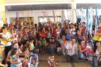 Hoje, o dia de folia foi dedicado aos alunos do Cmei através do 3º Carnapulinho.