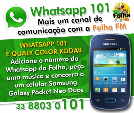 Whatsapp Folha FM
