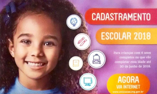 Guanhães: Cadastramento Escolar 2018 será online começa na próxima segunda