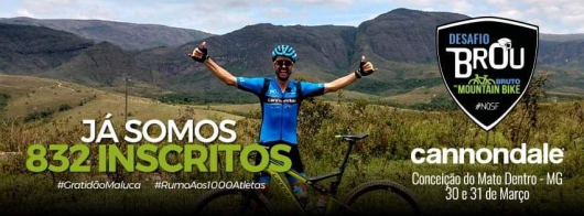 Conceição do Mato Dentro vai receber desafio de Mountain Bike no mês de março