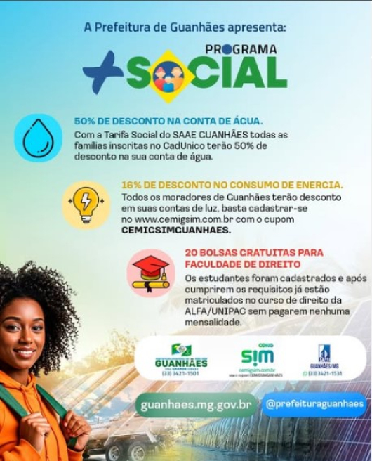VEM AÍ O PROGRAMA +SOCIAL!