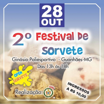 Festival de Sorvetes em prol dos pets de rua acontece no próximo domingo em Guanhães