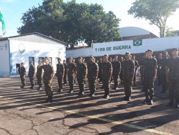 Solenidade no TG 04-012 marca início do ano de instrução dos atiradores em GuanhãesG 04-012 marca início do ano de instrução dos atiradores em Guanhães