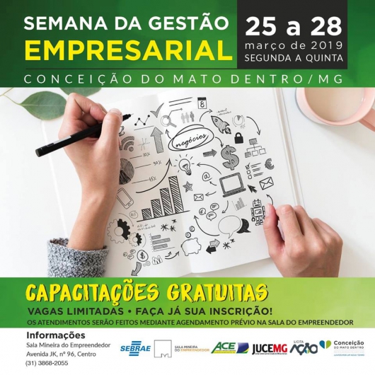 Conceição do Mato Dentro realiza Semana do Empreendedor