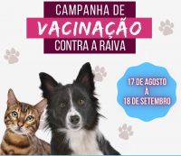 Campanha de vacinação contra a raiva começa neste mês em Guanhães