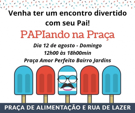 Moradores do bairro Jardins vão realizar evento de Dia dos Pais em prol da continuidade da Praça Amor Perfeito