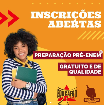 Rede Educafro Guanhães está com as inscrições abertas para encontros de preparação pré-enem 2024