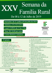 IFMG São João Evangelista abre inscrições para a XXV Semana da Família Rural