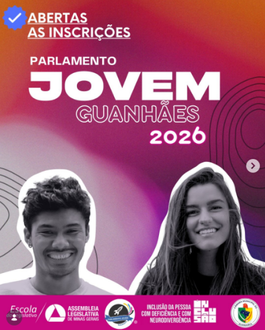Guanh&atilde;es abre inscri&ccedil;&otilde;es para o Parlamento Jovem 2026 com foco em inclus&atilde;o