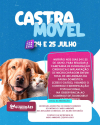 Castramóvel estará em Guanhães nos dias 24 e 25 de julho para esterilização de cães e gatos