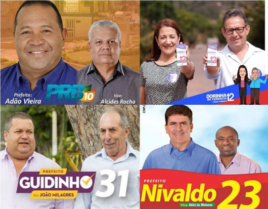 Quatro candidatos disputam neste domingo a cadeira do Executivo em Guanhães