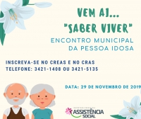 Inscrições para Encontro Municipal da Pessoa Idosa estão abertas em Guanhães