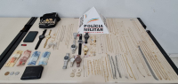 Polícia recupera material produto de furto em joalheria no centro de Guanhães e autores são presos em flagrante