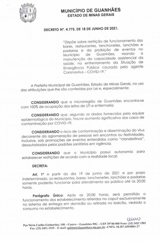 Confira detalhes do novo Decreto publicado pelo município e que amplia as medidas restritivas na cidade, diante do agravamento da pandemia