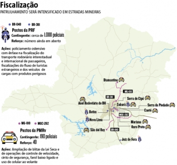 Polícias reforçam contingente para garantir segurança de delegações em Minas