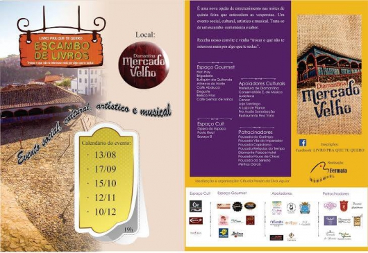 Diamantina recebe 6ª edição do projeto “Livro pra que te quero”