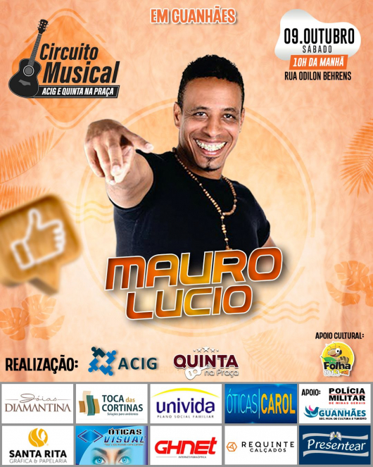 Sábado é dia de Circuito Musical em Guanhães