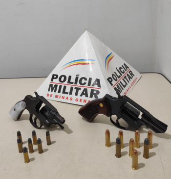 REGIÃO: PM apreende drogas em Coroaci e armas em Santa Efigênia de Minas