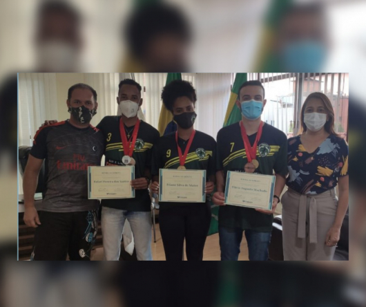 Município entrega medalhas e certificados de honra ao mérito à atletas guanhanenses destaques no JIMI Virtual